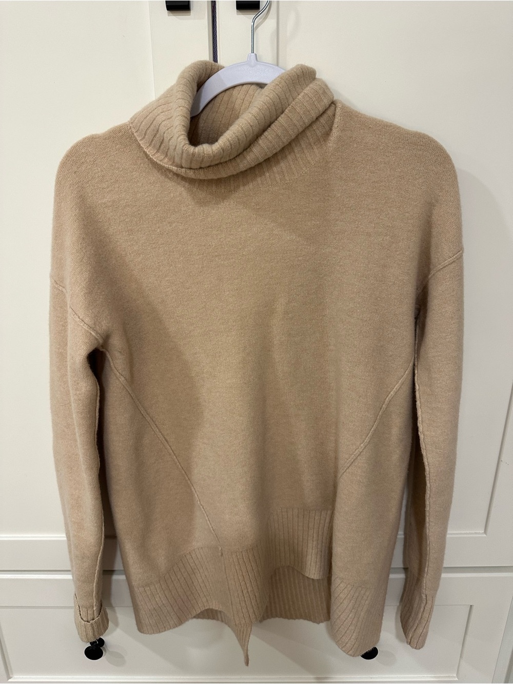 Brochu Walker Beige Turtleneck Sweater